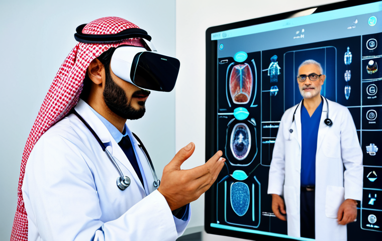 증강현실을 활용한 캐릭터 디자인 사례 - Virtual Shopping Experience**
"An Arab woman, fully clothed in stylish but modest clothing, is usin... 증강현실을 활용한 캐릭터 디자인 사례 - Virtual Shopping Experience**
"An Arab woman, fully clothed in stylish but modest clothing, is usin...