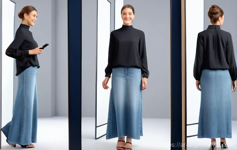증강현실을 통한 물리적 제품 체험 - **Augmented Reality Home Decor Planning**
A stylish woman in her late 20s, dressed in a modest, ... 증강현실을 통한 물리적 제품 체험 - **Augmented Reality Home Decor Planning**
A stylish woman in her late 20s, dressed in a modest, ...